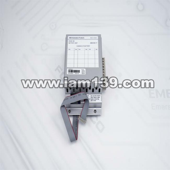 
ABB DSSB140 48980001-P电池单元