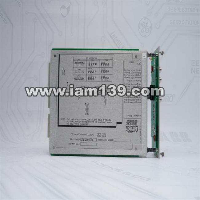 
Bently Nevada系统监控PWA87890-01 3300/03