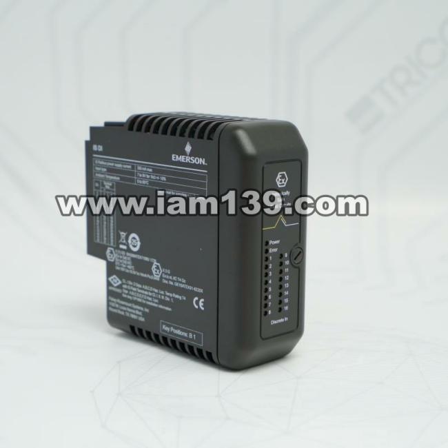 
艾默生DeltaV安全离散输入卡 KJ3101X1-BB1