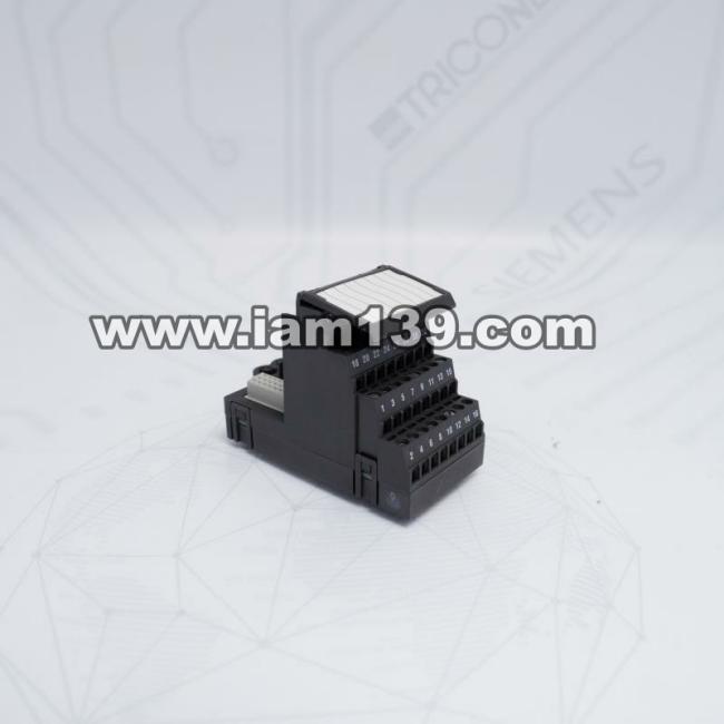 
艾默生RTD终端块，型号KJ4001X1-CH1。