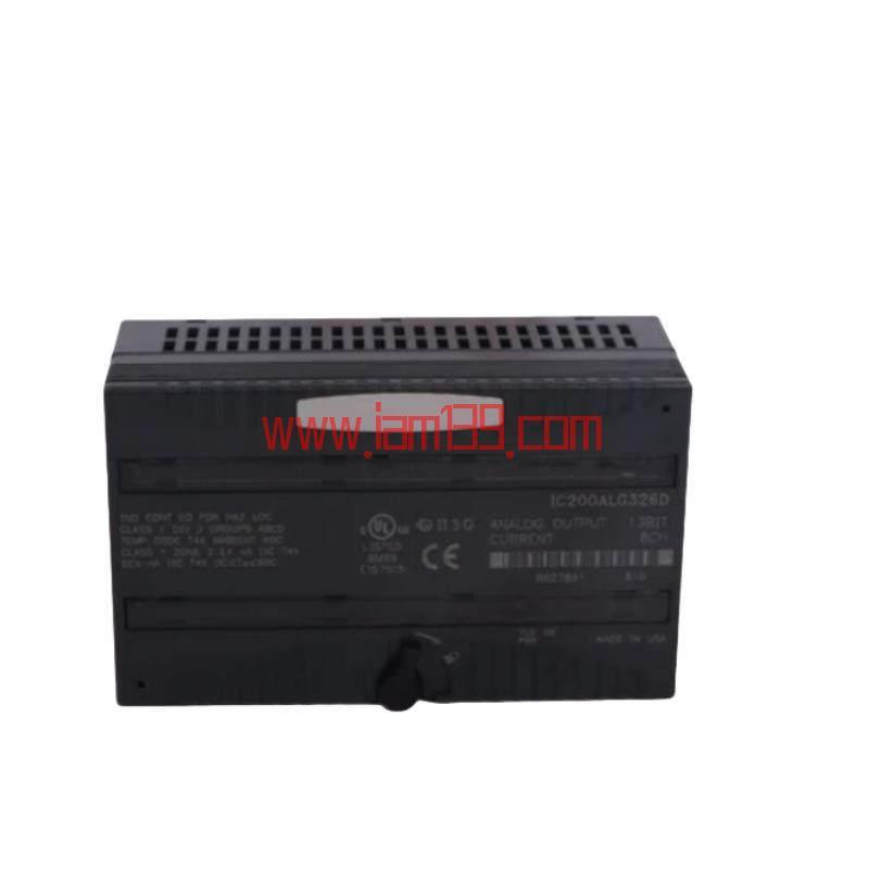 
GE IC200ALG326模拟量输出模块 - 高级工业控制解决方案