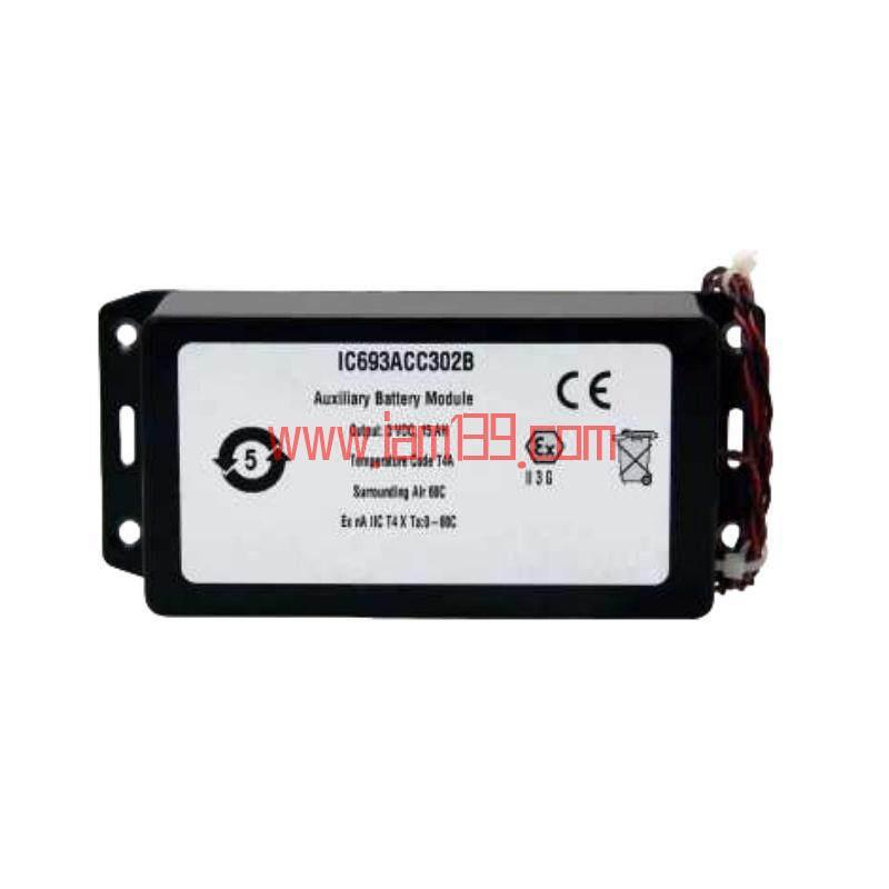 
GE IC693ACC302 辅助电池模块 - 高级电源供应方案