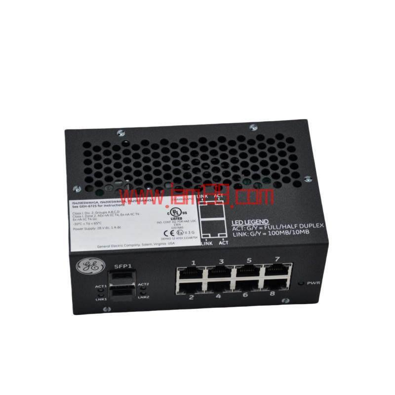 
通用电气 IS420ESWAH3A - Mark VIe 系列 IONet 开关，高效工业控制解决方案
