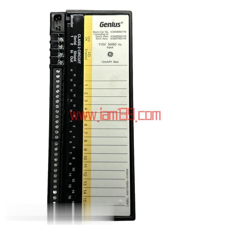 
GE工业控制解决方案：IC660BBD110离散输入模块