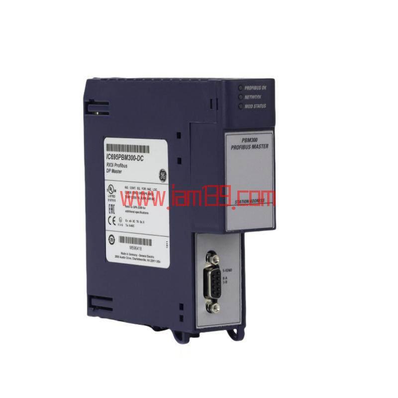 
GE 可编程自动化控制器 IC695PBM300 PROFIBUS 主站模块