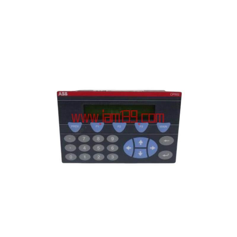 
ABB CP502 文本显示面板 1SBP260190R1001-A PLC模块