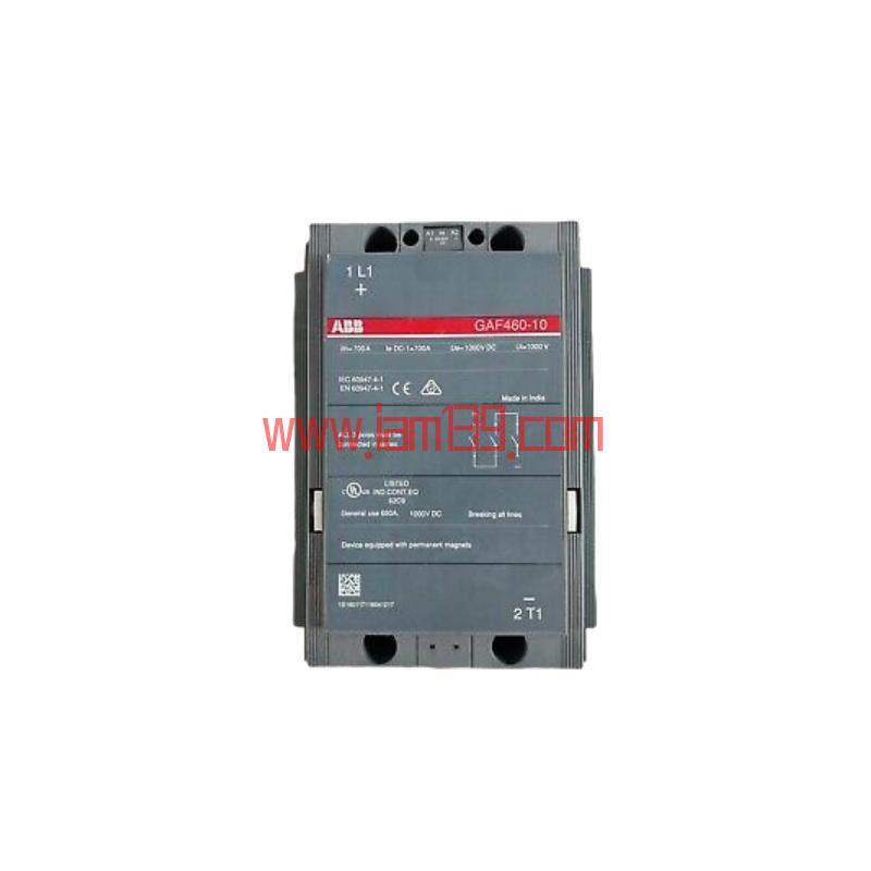 
ABB GAF 460-10-11直流接触器 - 精准控制，赋能工业自动化