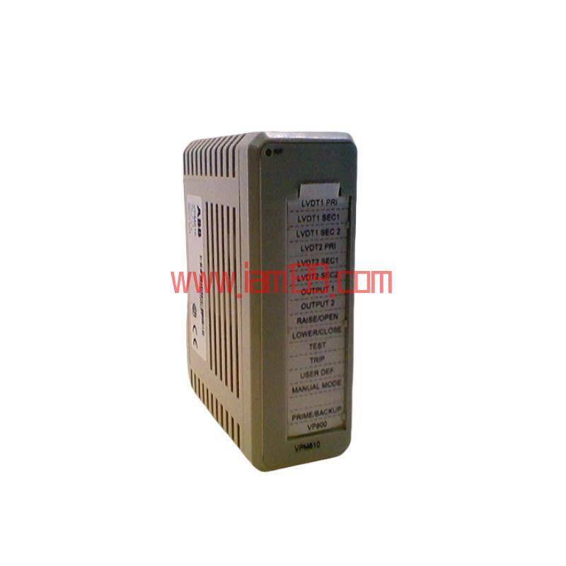 
ABB VPM810 阀门定位模块：工业自动化先进控制解决方案