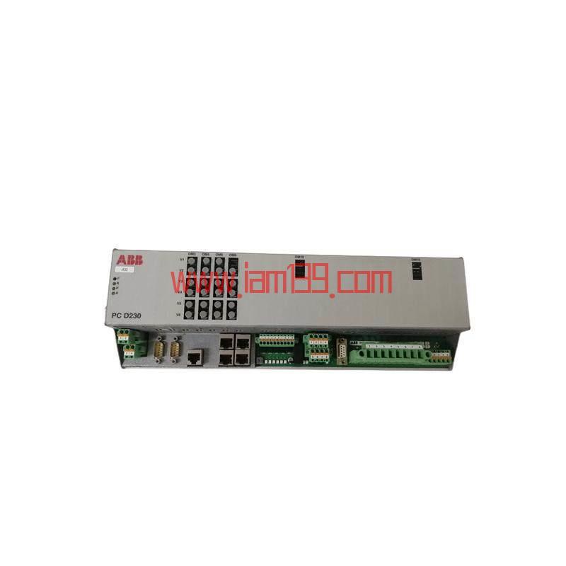 
ABB PC D230 A 3BHE022291R0101 I/O模块：工业自动化先进控制解决方案