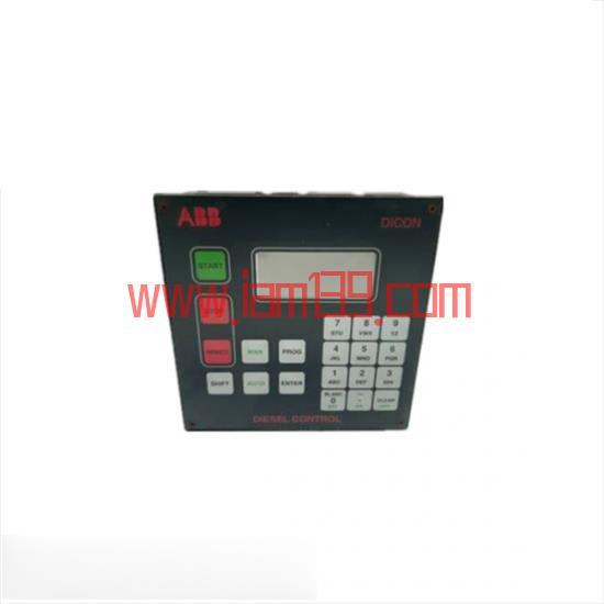 
ABB CMA112 - 高性能柴油控制显示面板