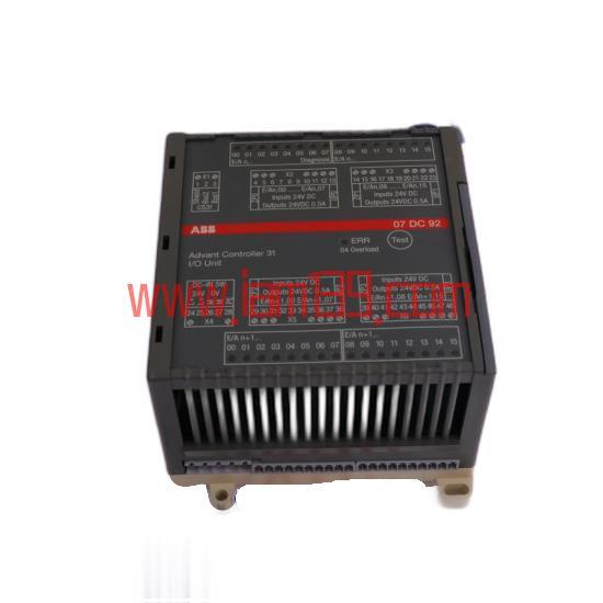 
ABB 07DC92 数字 I/O 模块，控制与自动化解决方案