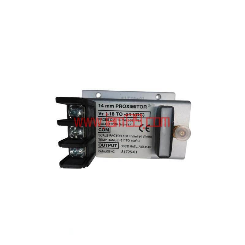 
Bently Nevada 81725-02 PROXIMITOR传感器，高精度工业监测解决方案