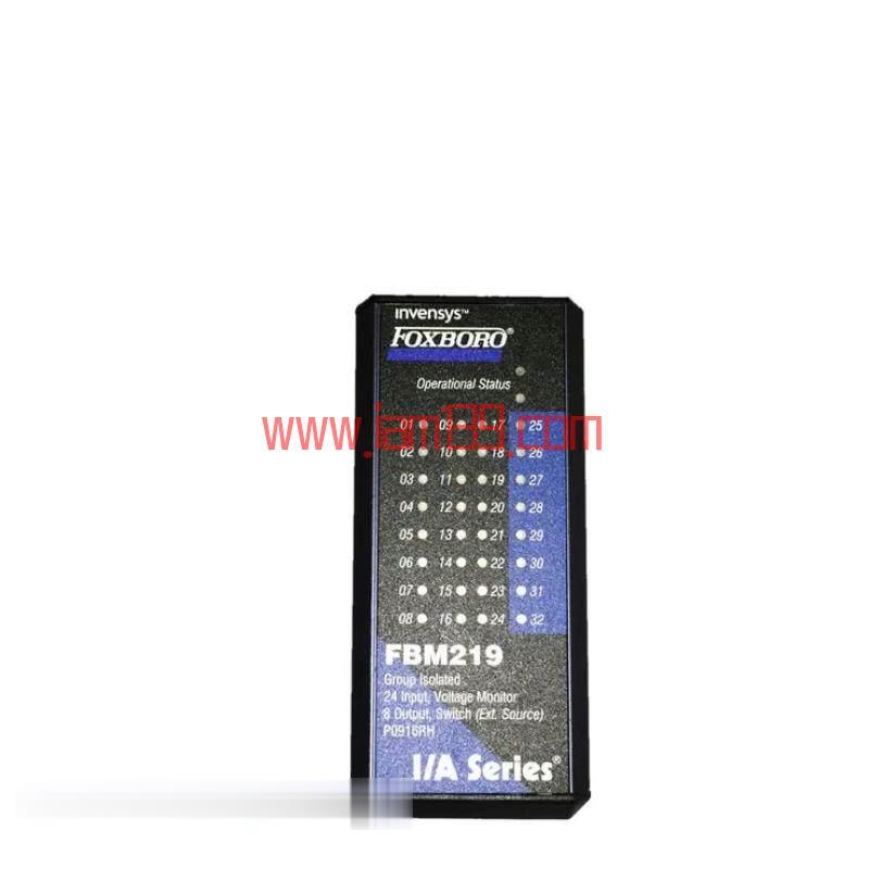 
Foxboro I/A系列 FBM219 输入电压监控模块