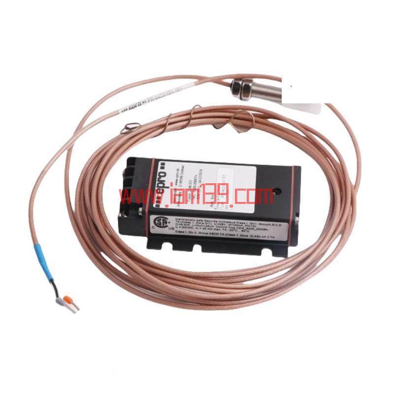 
艾默生 EPRO PR6423/004-120-CN 涡流传感器（带 CON021 模块）